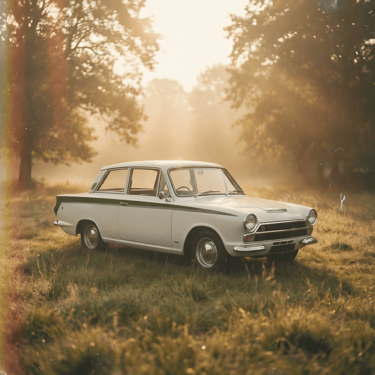 Lotus Cortina Mk1 Golden Hour Serenity