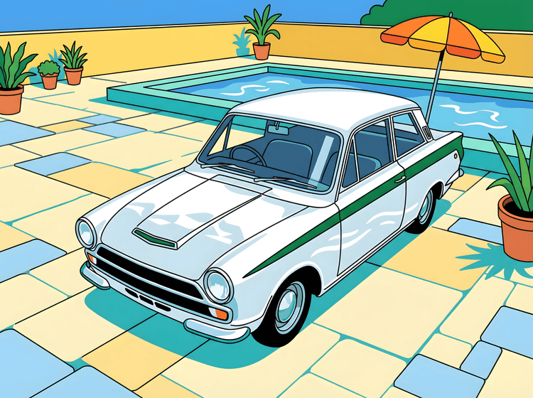 Lotus Cortina Poolside Oasis