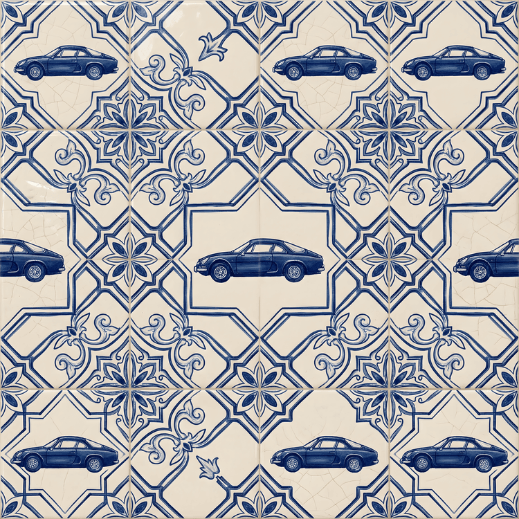 Alpine A110 Azulejo Tile Pattern