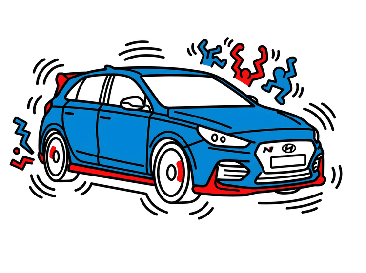 Hyundai i30 N Keith Haring Pop Art