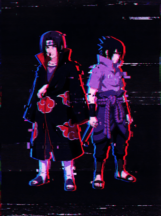 Uchiha Brothers Glitch Reality