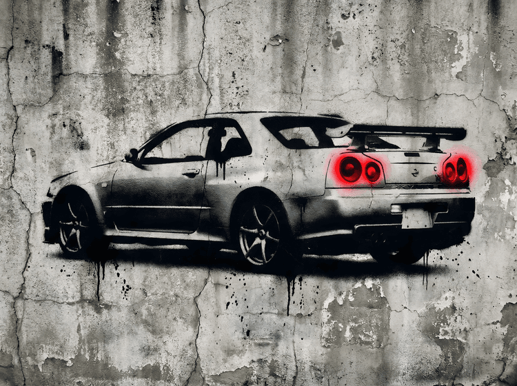 R34 Street Stencil