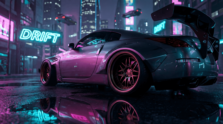 Cyberpunk Drift: The Z33 Sentinel