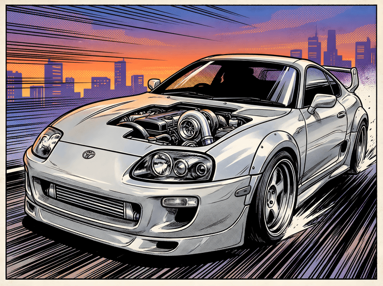2JZ Unleashed: Supra A80 City Chase