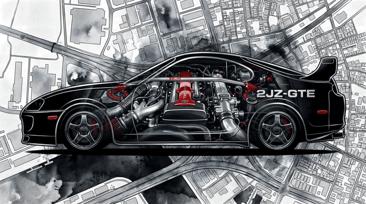 Mechanical Heart: Supra A80 2JZ Urban Cutaway