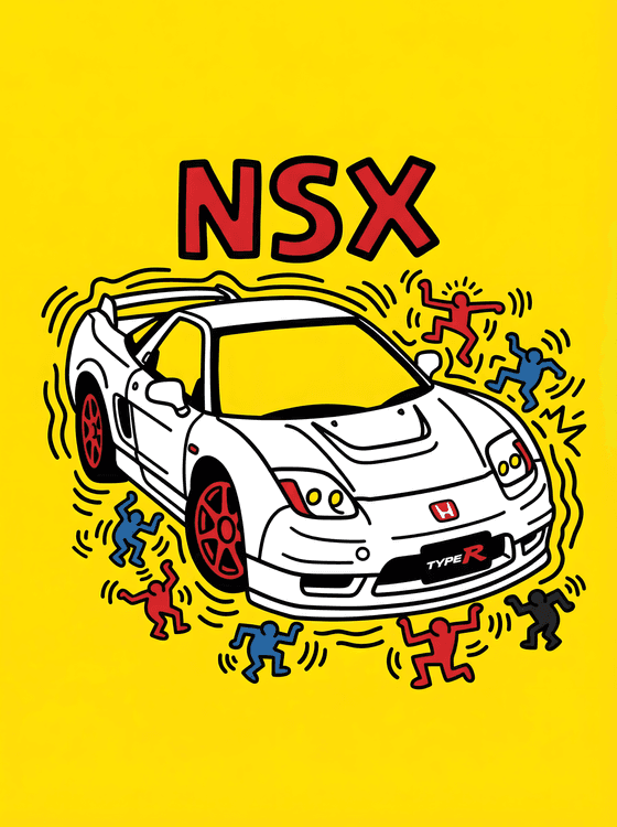 NSX Energy: Keith Haring Style Tribute