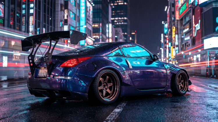 Midnight Neon: Widebody Nissan Z33