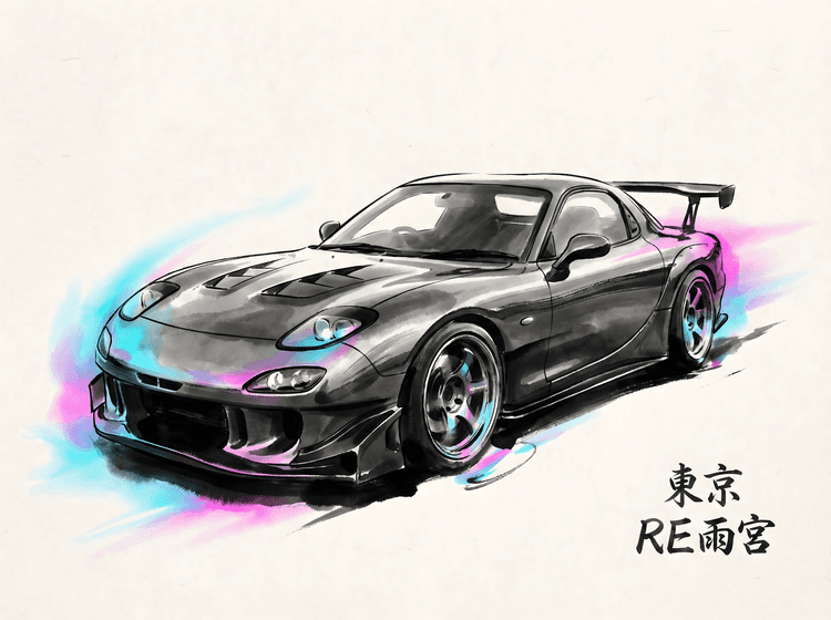 RE Amemiya RX-7: Tokyo Ink Velocity