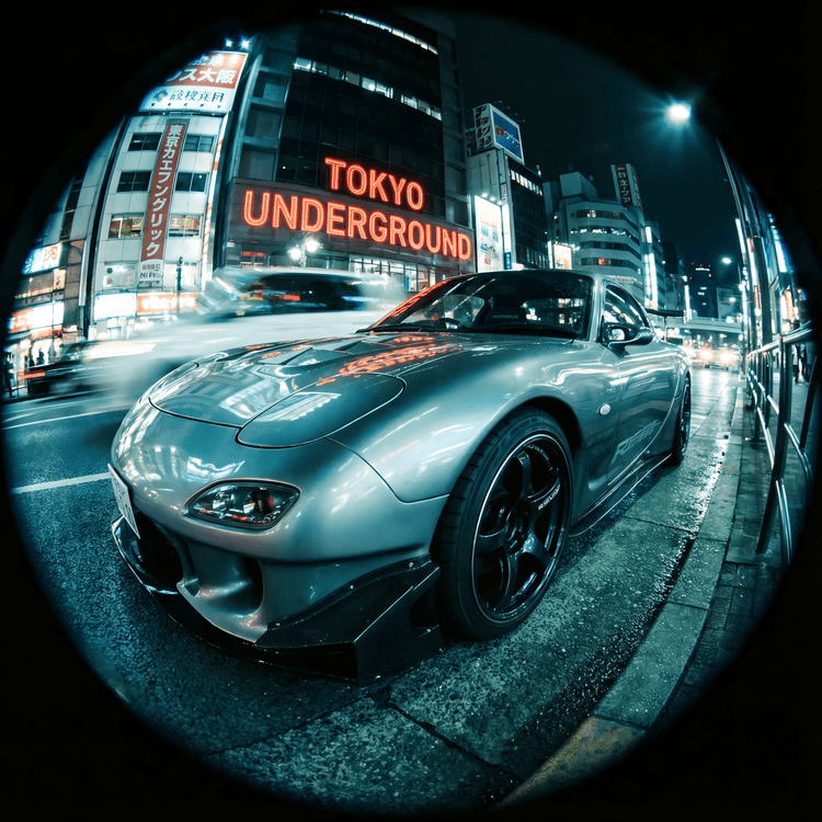 Tokyo Underground: Fisheye RE Amemiya RX-7