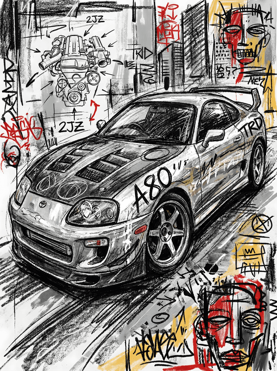Supra A80: Neo-Expressionist Street Soul