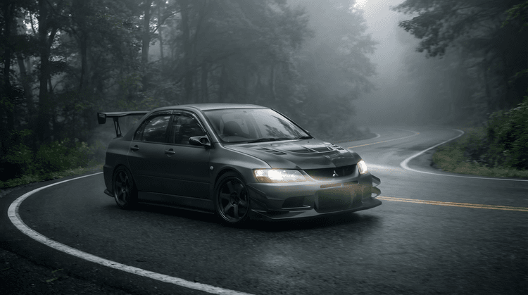 Ghost of the Touge: Evolution IX in the Mist