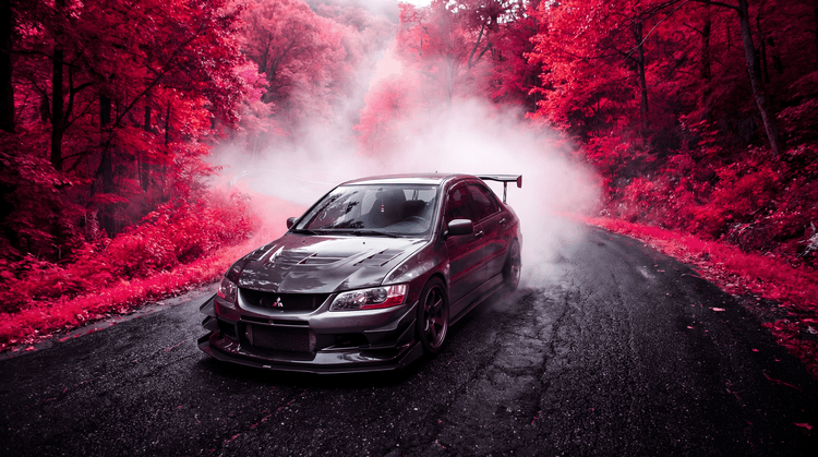 Pink Smoke: Evolution IX Infrared Drift