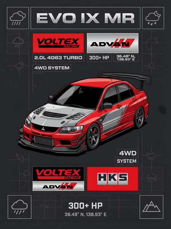 Evolution IX MR: Voltex Technical Specification