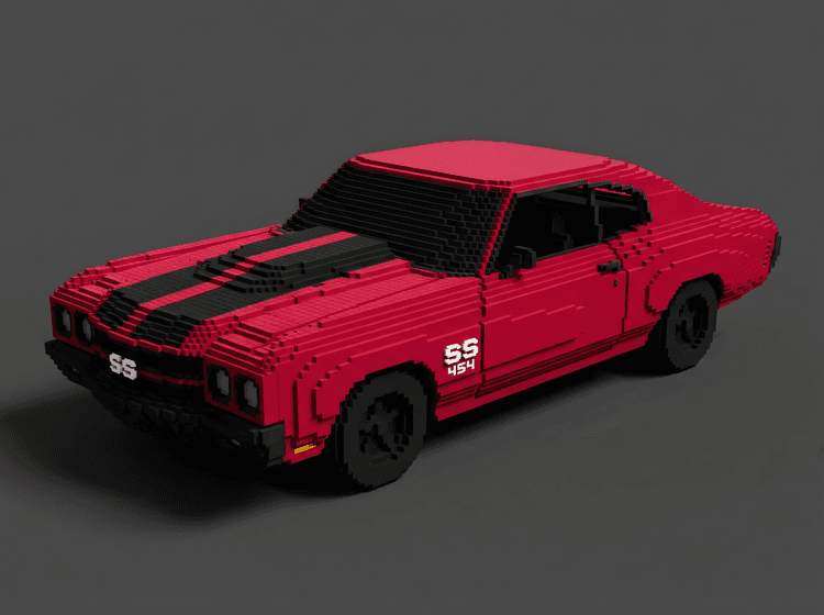 Chevelle SS 454 Voxel Edition