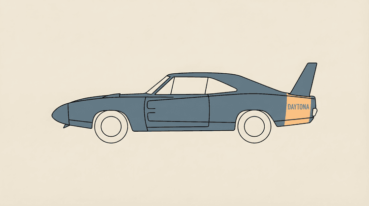 Dodge Charger Daytona Minimalist Profile