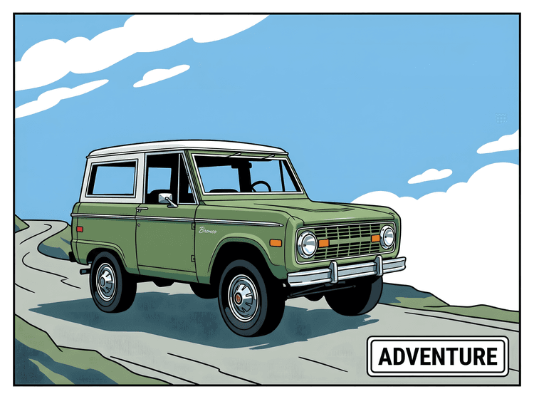 First Gen Ford Bronco: Mountain Adventure