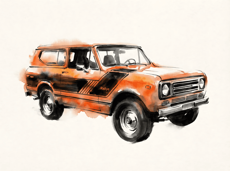 International Scout II: Watercolor Rallye Legend