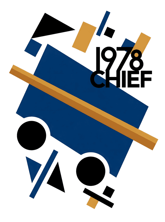 1978 Jeep Cherokee Chief Suprematist Composition