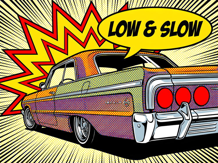 Low & Slow Pop Art Impala