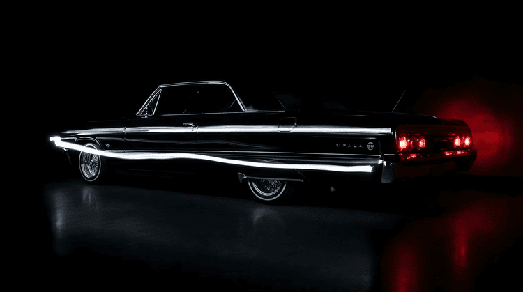 Light Painted '64 Impala Noir