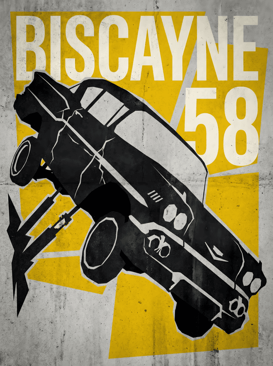 Biscayne 58 Lowrider Graphic