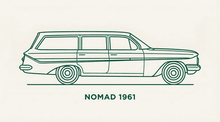 1961 Nomad Line Art