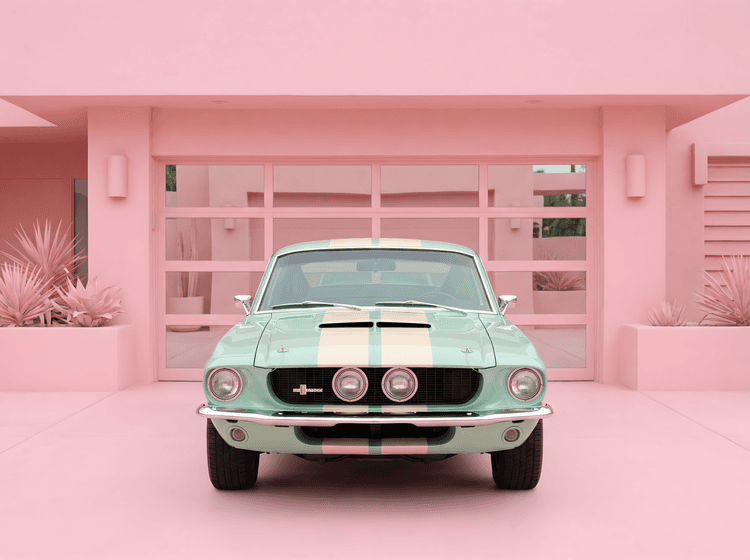 Shelby GT500 Pastel Pink Paradise