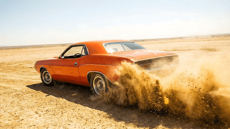 Dodge Challenger R/T Desert Burnout