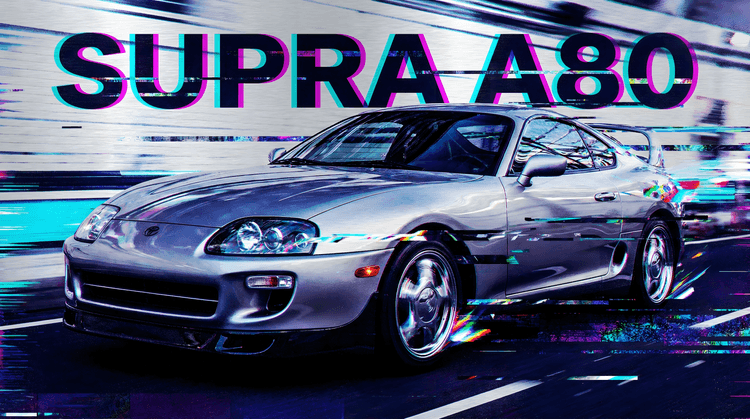 Toyota Supra A80: Digital Velocity Glitch
