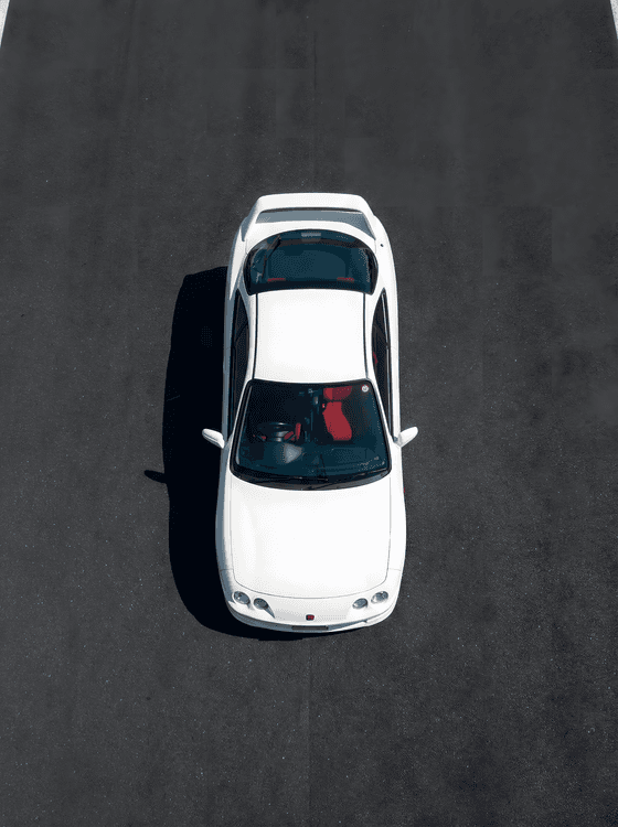 Honda Integra Type R DC2: Top-Down White Perfection