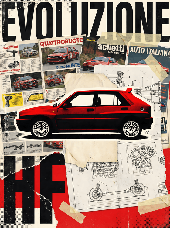 Lancia Delta HF Integrale: Evoluzione Collage
