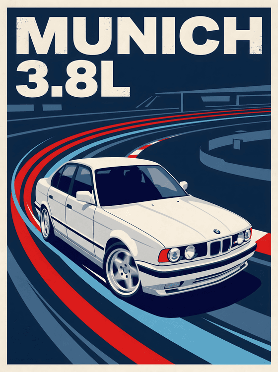 BMW M5 E34: Munich 3.8L Track Master