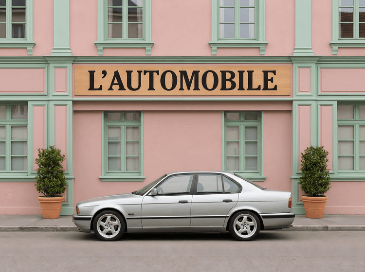 L'Automobile: BMW M5 E34 in Pastel