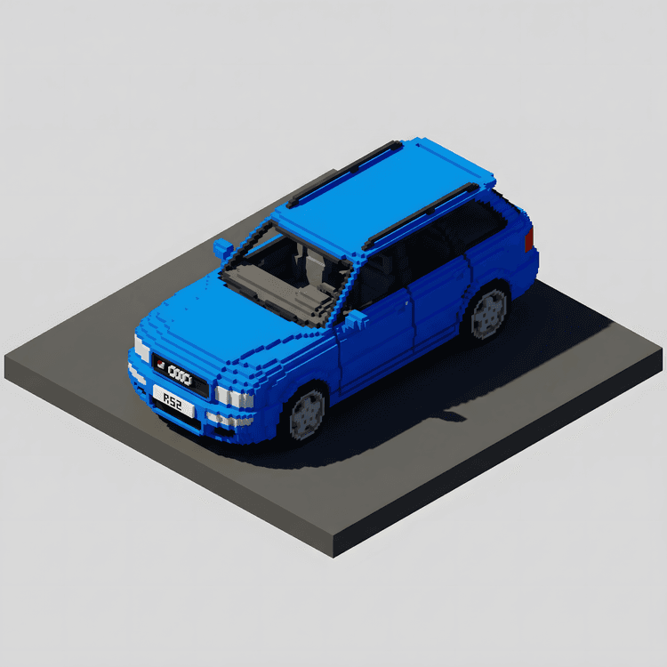 Audi RS2 Avant: Voxel Performance Wagon