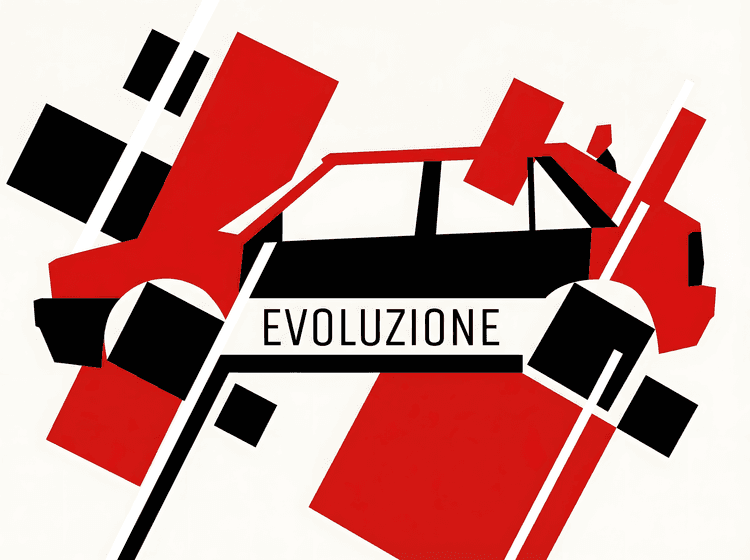 Lancia Delta HF Integrale: Evoluzione Constructivist Art