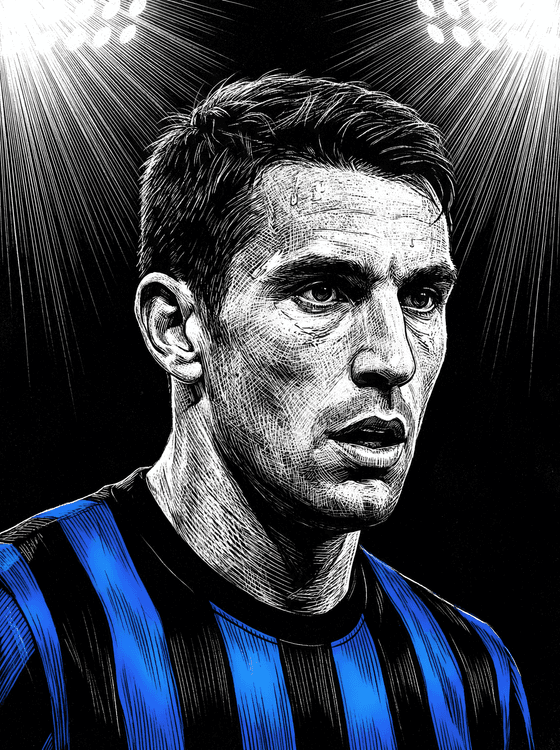Alessandro Bastoni - Inter Milan Engraved Portrait