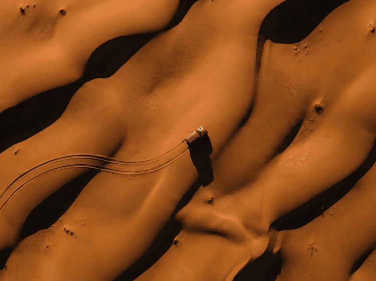 Desert Conquest: Defender Aerial View