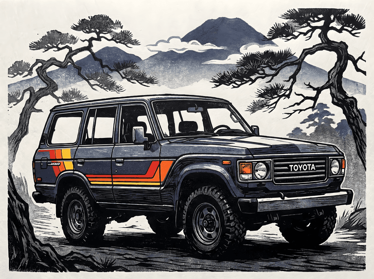 Land Cruiser 60 Series: Japanese Heritage Ukiyo-e Edition