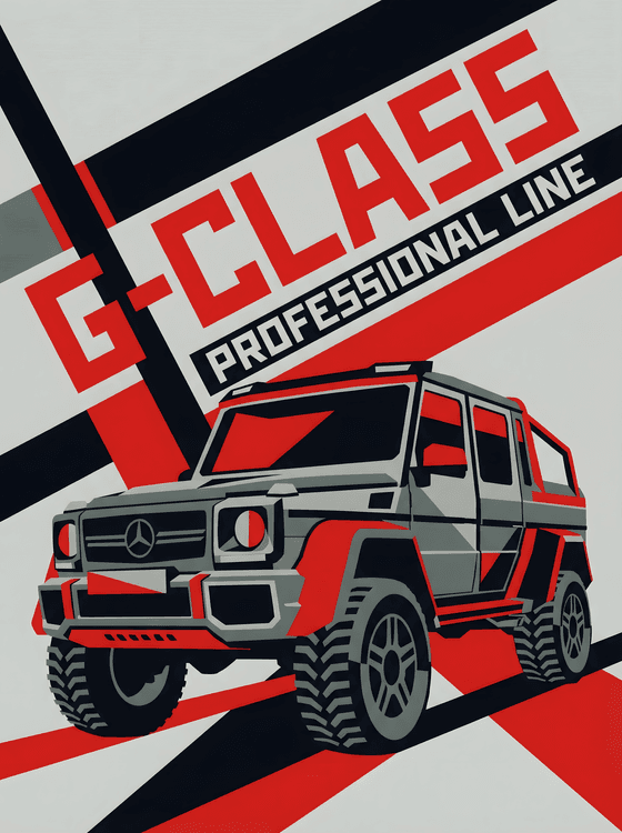 Mercedes-Benz G-Class Professional Line Constructivist Art