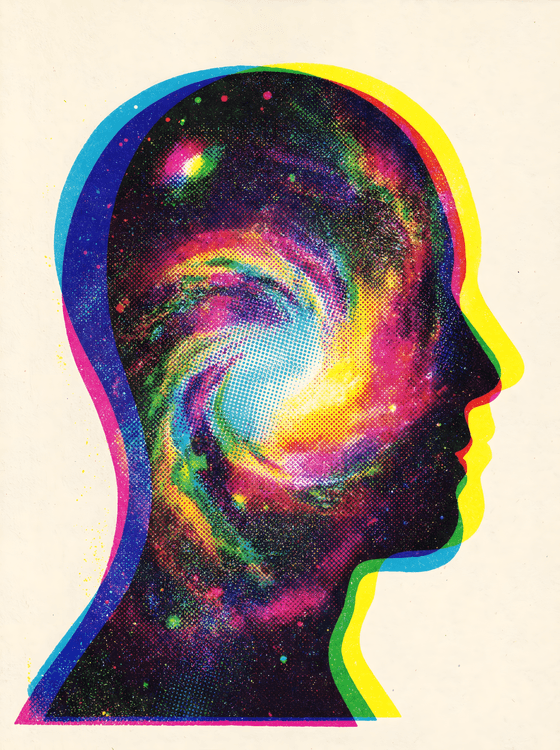 Cosmic Mind: The Galactic Silhouette