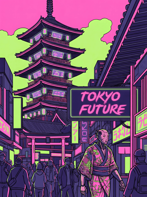 Tokyo Future: The Kimono Cyborg