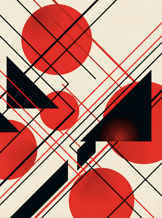 Constructivist Grid: Circles and Triangles