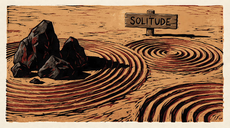 Echoes of Solitude Zen Garden