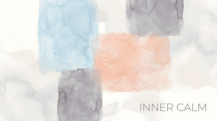 Inner Calm Abstract Watercolor