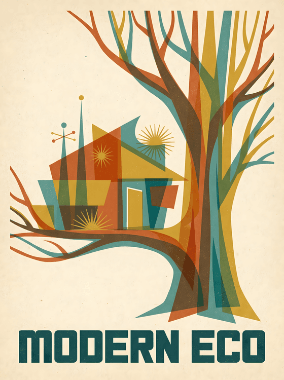 Modern Eco: Atomic Age Treehouse