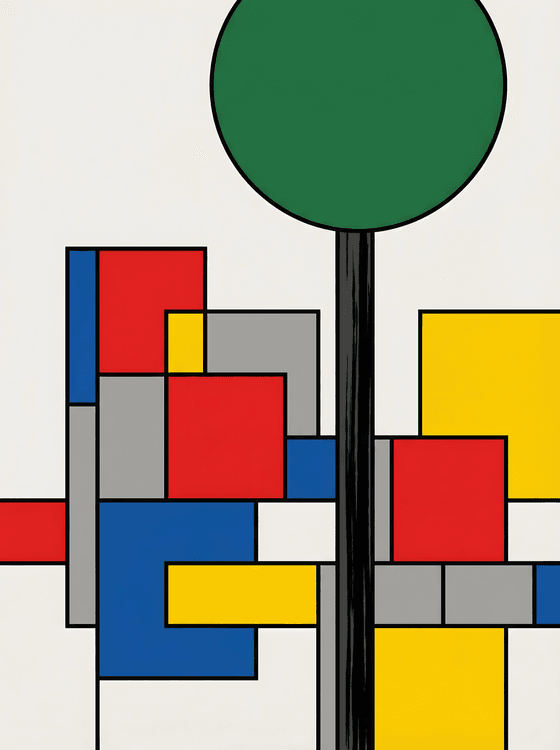 De Stijl Canopy: Primary Nature Study