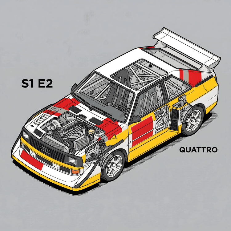 Audi Sport Quattro S1 E2: Mechanical Blueprint