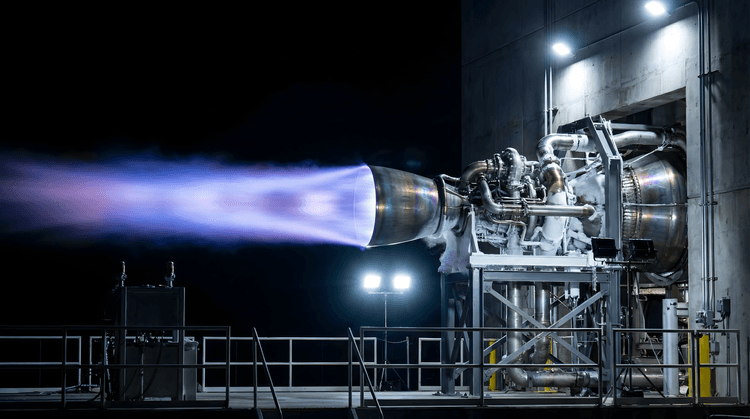 Blue Fire: Raptor Engine Static Test