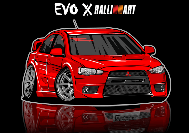 mitsubishi EVO X ralliart
