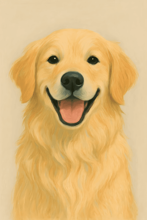 Smiling Golden Retriever
